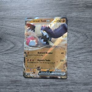 Great Tusk EX [Play] #123 Pokemon Scarlet & Violet Holo Card